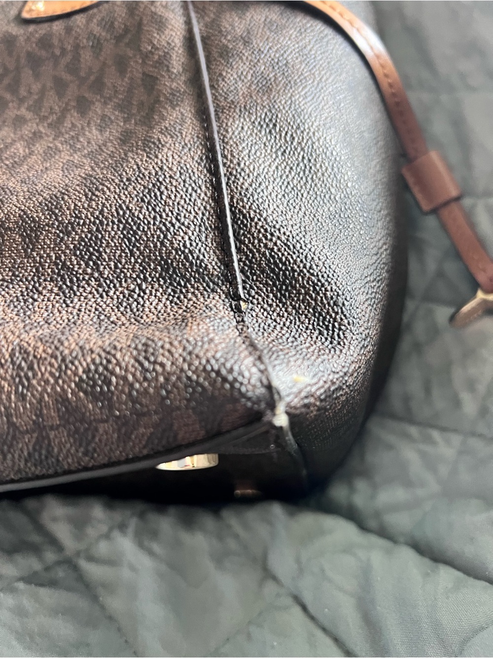 Michael Kors Brown Leather Bag - Picture 6 of 6